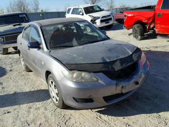 JM1BK12F261443344 - 2006 MAZDA 3 I GRAY photo 1