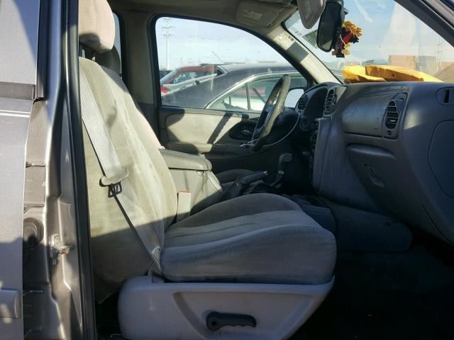 1GNDS13S072112561 - 2007 CHEVROLET TRAILBLAZE GRAY photo 5