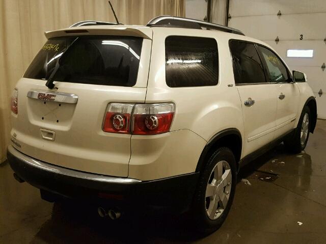 1GKER23748J304815 - 2008 GMC ACADIA SLT თეთრი ფოტო 4