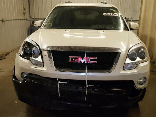 1GKER23748J304815 - 2008 GMC ACADIA SLT თეთრი ფოტო 9