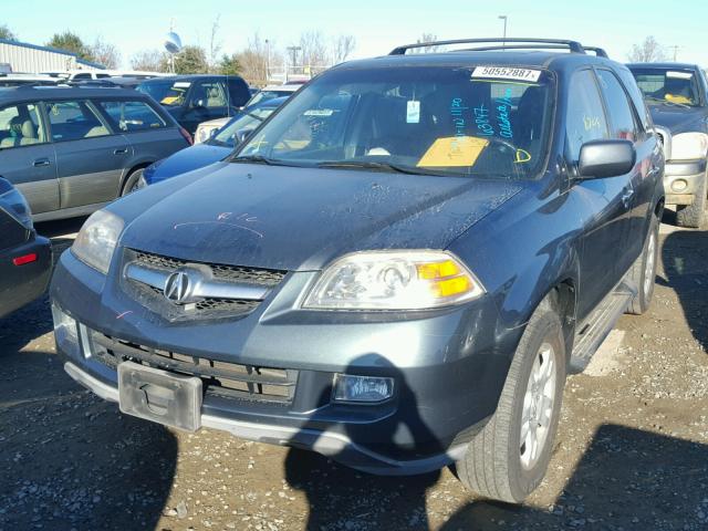 2HNYD18995H526074 - 2005 ACURA MDX TOURIN GRAY photo 2