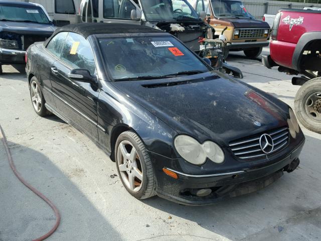 WDBTK75J05F138173 - 2005 MERCEDES-BENZ CLK 500 BLACK photo 1