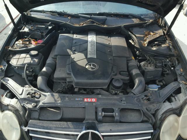 WDBTK75J05F138173 - 2005 MERCEDES-BENZ CLK 500 BLACK photo 7