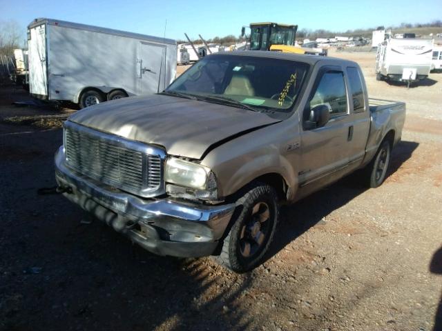 1FTSX30F8YEB08455 - 2000 FORD F350 SRW S TAN photo 2