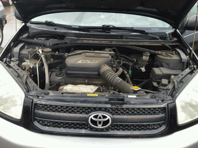 JTEGD20V840045103 - 2004 TOYOTA RAV4 BLACK photo 7