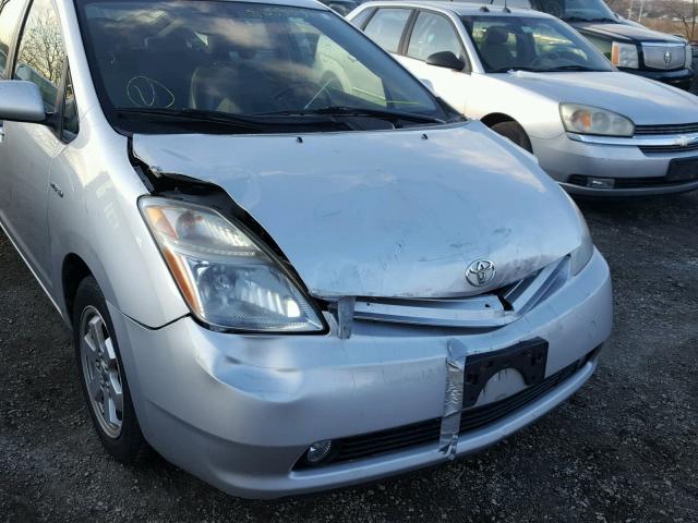 JTDKB20U067077114 - 2006 TOYOTA PRIUS SILVER photo 9