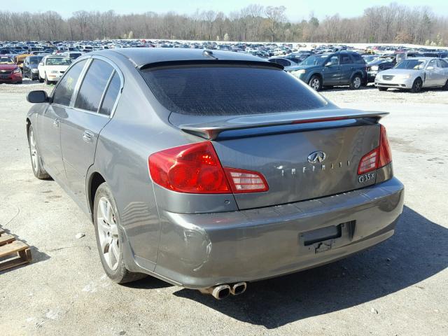 JNKCV51F35M305330 - 2005 INFINITI G35 GRAY photo 3