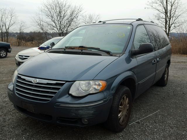 2A4GP64L06R629364 - 2006 CHRYSLER TOWN & COU TEAL photo 2