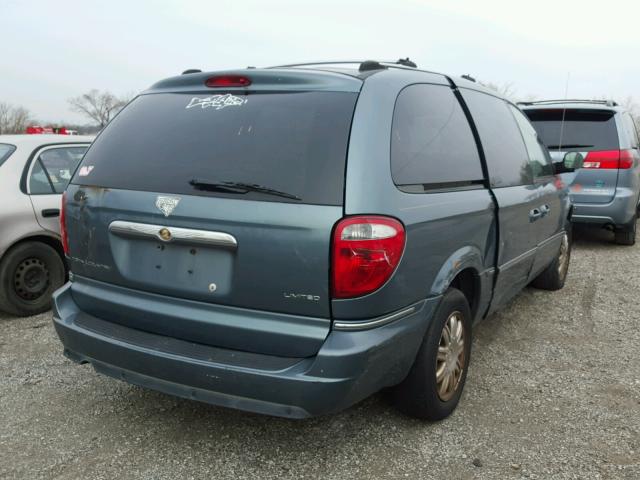 2A4GP64L06R629364 - 2006 CHRYSLER TOWN & COU TEAL photo 4