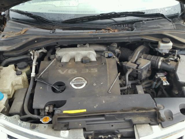 JN8AZ08W94W300520 - 2004 NISSAN MURANO SL BLUE photo 7