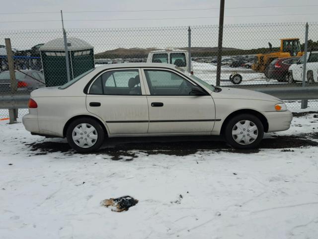 2T1BR12E9YC324630 - 2000 TOYOTA COROLLA VE SILVER photo 9