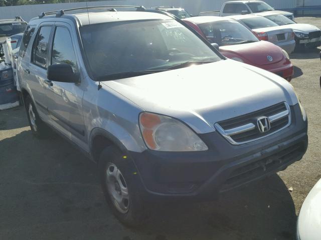 JHLRD78474C008597 - 2004 HONDA CR-V LX SILVER photo 1