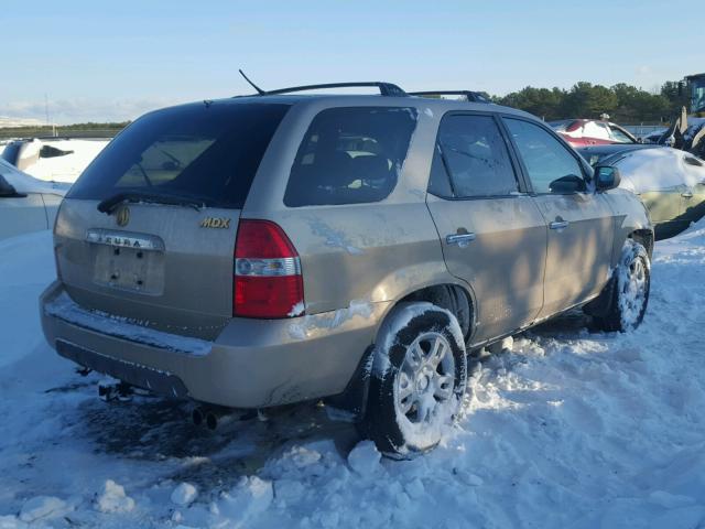 2HNYD18201H526638 - 2001 ACURA MDX BEIGE photo 4