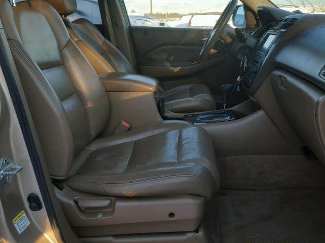 2HNYD18201H526638 - 2001 ACURA MDX BEIGE photo 5