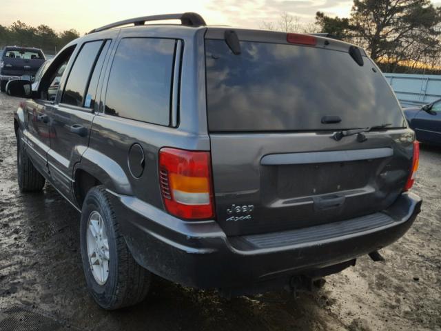 1J4GW48S12C297978 - 2002 JEEP GRAND CHER GRAY photo 3