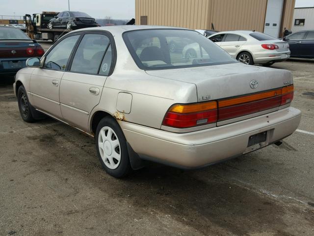 2T1AE00E9PC019471 - 1993 TOYOTA COROLLA LE BEIGE photo 3