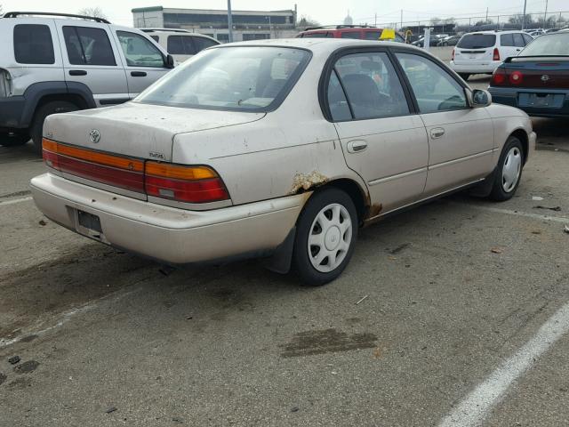 2T1AE00E9PC019471 - 1993 TOYOTA COROLLA LE BEIGE photo 4