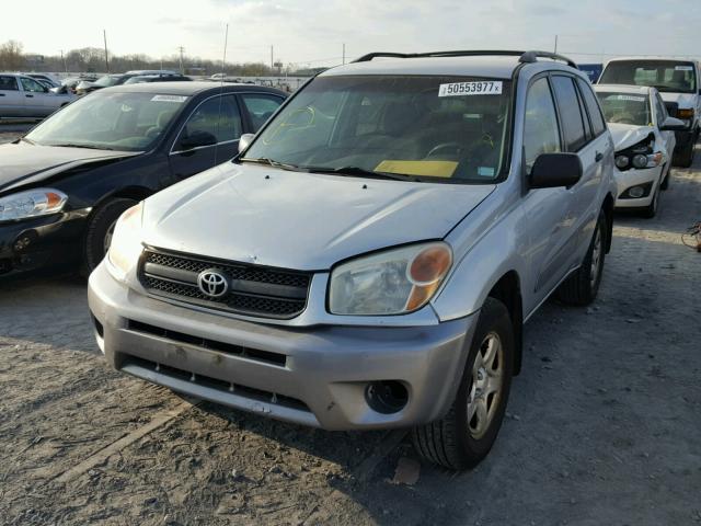 JTEGD20V740026056 - 2004 TOYOTA RAV4 SILVER photo 2