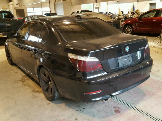 WBANU53569C120148 - 2009 BMW 528 I BLACK photo 3