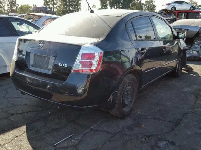 3N1AB61E17L722881 - 2007 NISSAN SENTRA 2.0 BLACK photo 4