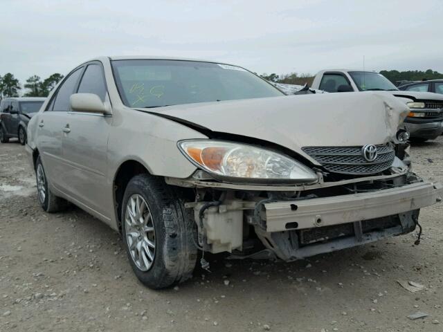 JTDBE32K120030279 - 2002 TOYOTA CAMRY LE BEIGE photo 1