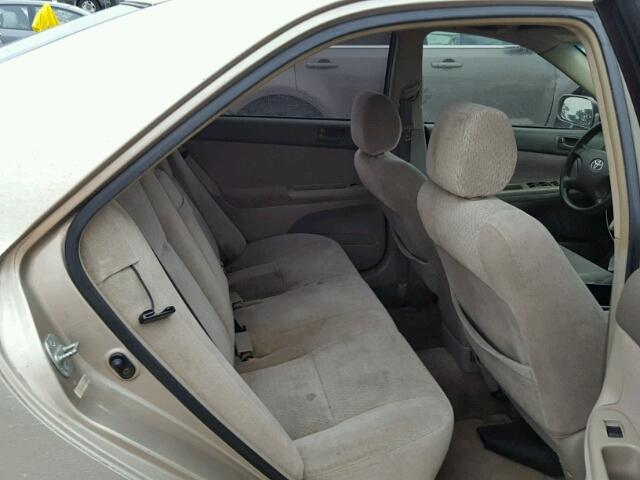 JTDBE32K120030279 - 2002 TOYOTA CAMRY LE ბეჟი ფოტო 6