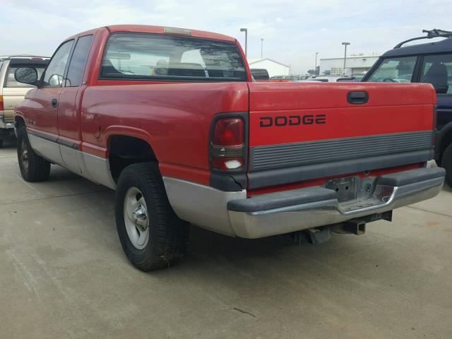 3B7HC13ZX1M287369 - 2001 DODGE RAM 1500 RED photo 3