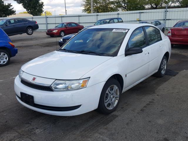 1G8AJ52F93Z193159 - 2003 SATURN ION LEVEL WHITE photo 2