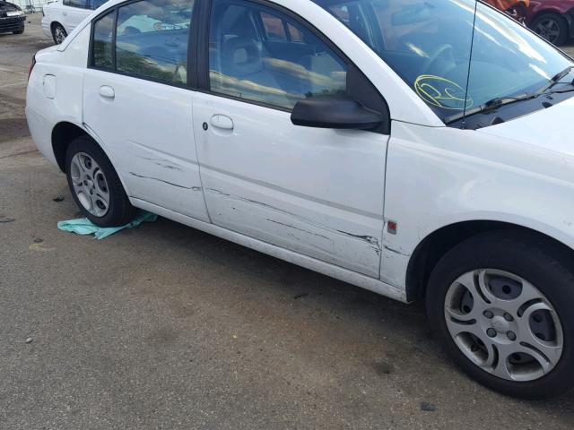 1G8AJ52F93Z193159 - 2003 SATURN ION LEVEL WHITE photo 9