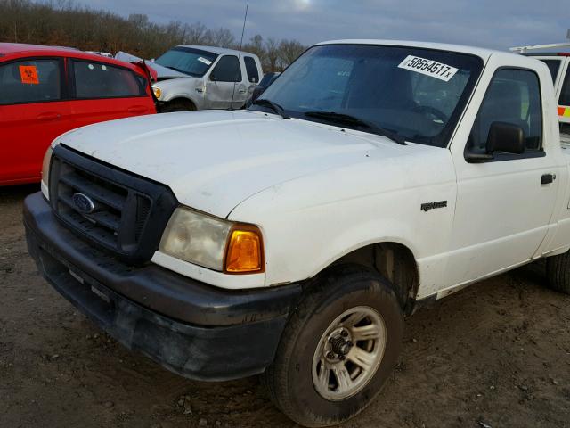 1FTYR10D95PA97201 - 2005 FORD RANGER WHITE photo 9