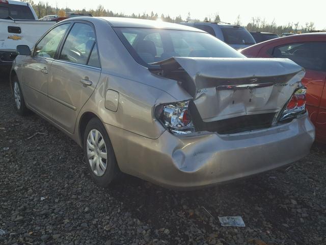 4T1BE32KX6U707291 - 2006 TOYOTA CAMRY LE ოქროსფერი ფოტო 3