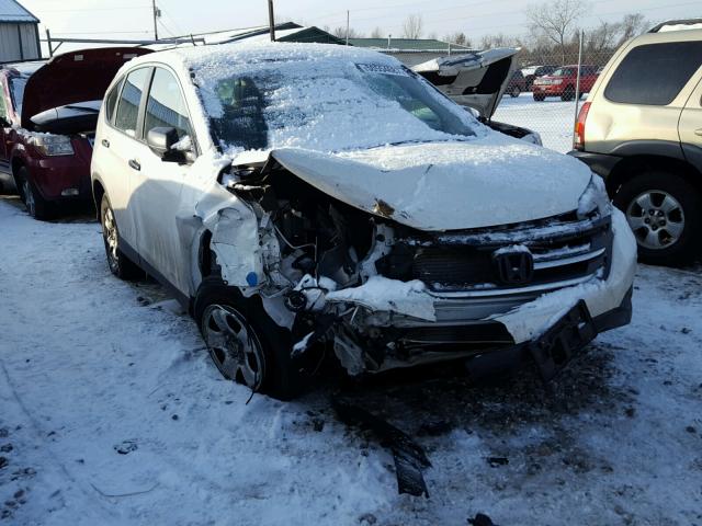 5J6RM4H37EL062254 - 2014 HONDA CR-V LX WHITE photo 1