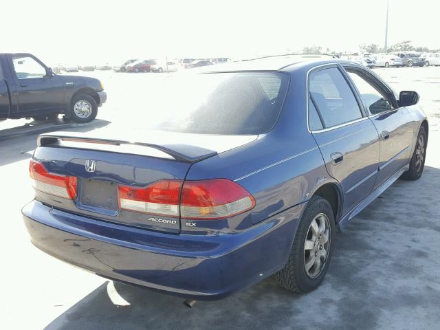 1HGCG56672A104906 - 2002 HONDA ACCORD EX BLUE photo 3