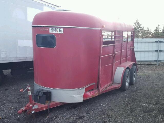 4GAHC142031000050 - 2003 HORS TRAILER RED photo 2