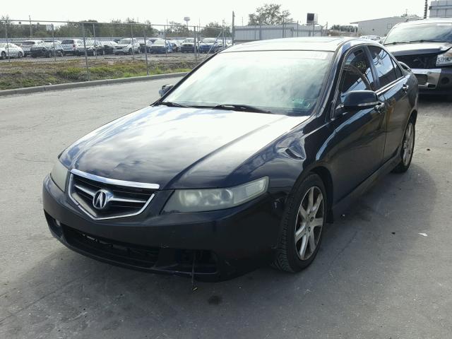 JH4CL96914C000302 - 2004 ACURA TSX BLACK photo 2