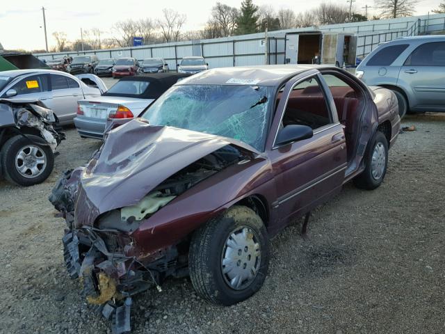 2G1WL52M5X9119489 - 1999 CHEVROLET LUMINA BAS BURGUNDY photo 2