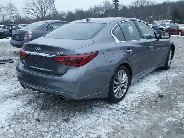 JN1CV7AR4JM280104 - 2018 INFINITI Q50 PURE GRAY photo 4