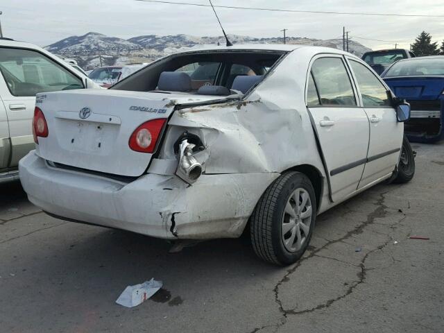 JTDBR32E970107003 - 2007 TOYOTA COROLLA CE WHITE photo 4