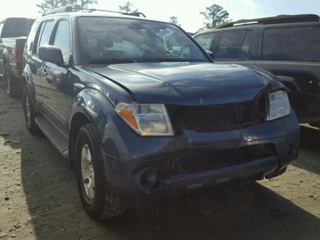 5N1AR18U26C608547 - 2006 NISSAN PATHFINDER BLUE photo 1