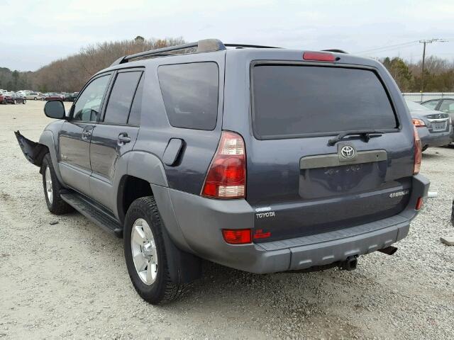 JTEBT14R830006174 - 2003 TOYOTA 4RUNNER SR BLUE photo 3