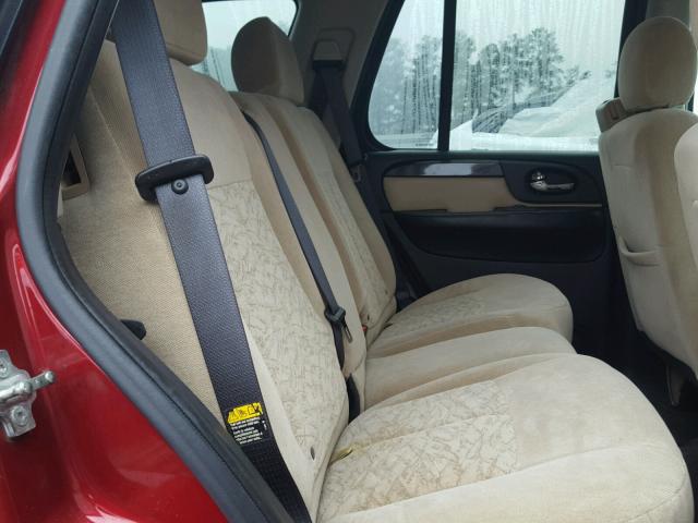 1GKDS13S662276263 - 2006 GMC ENVOY BURGUNDY photo 6