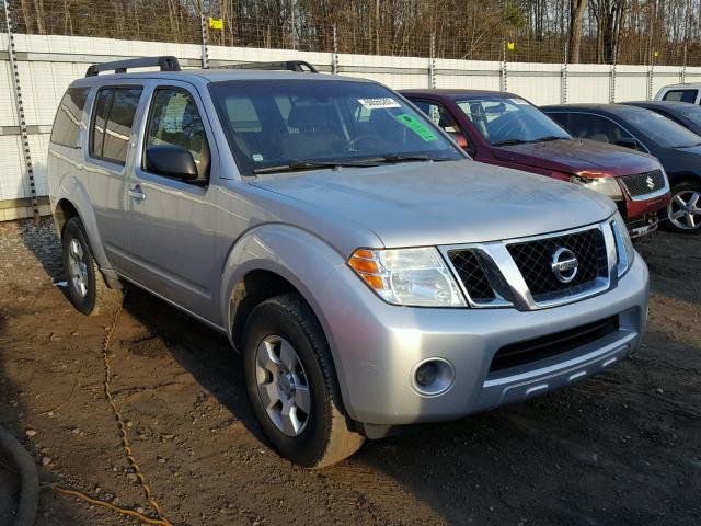 5N1AR18B18C633019 - 2008 NISSAN PATHFINDER SILVER photo 1