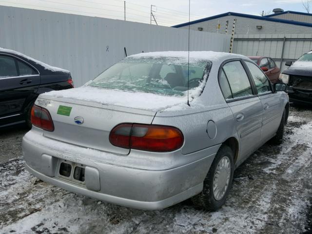 1G1ND52J83M558553 - 2003 CHEVROLET MALIBU SILVER photo 4