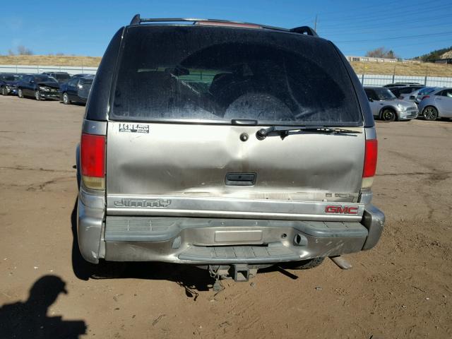 1GKDT13W0W2569222 - 1998 GMC JIMMY GRAY photo 9