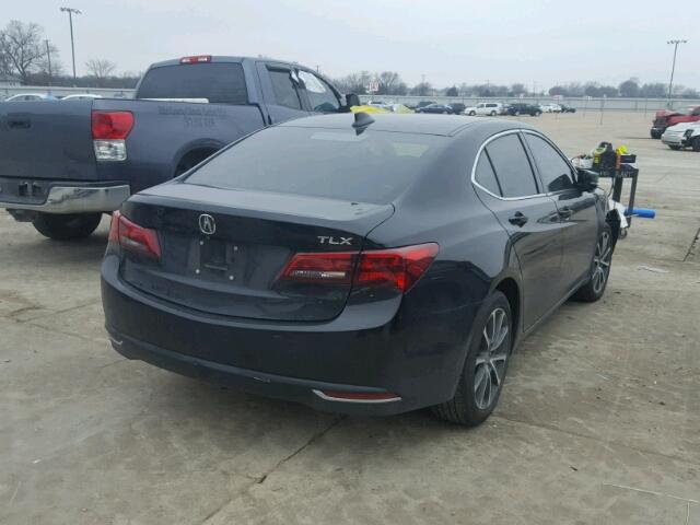 19UUB2F36GA002818 - 2016 ACURA TLX BLACK photo 4