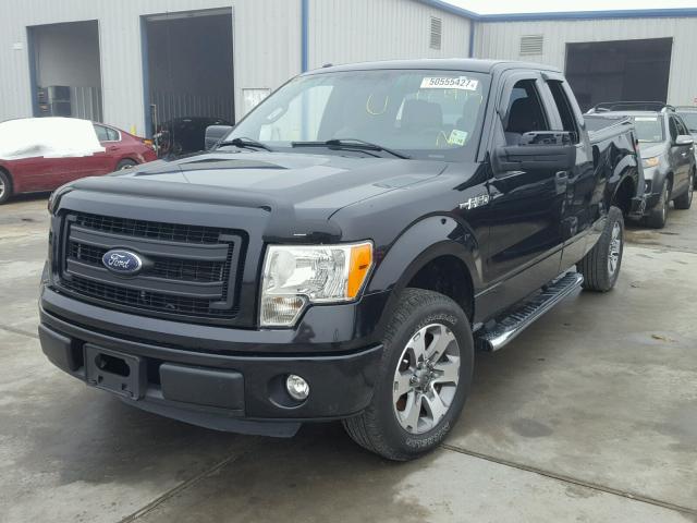 1FTFX1CF8DFD92403 - 2013 FORD F150 SUPER BLACK photo 2