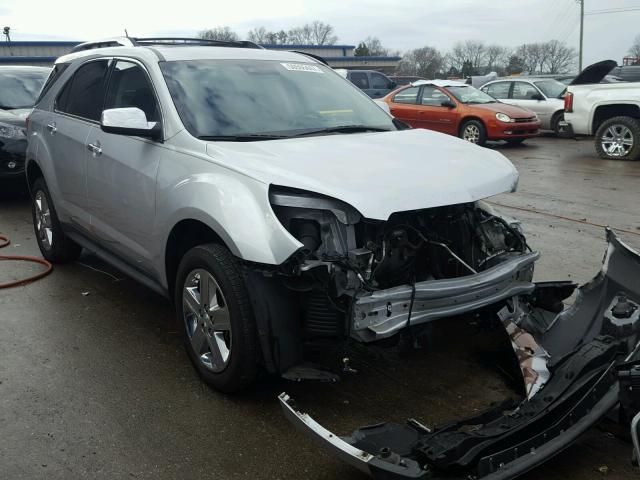 1GNALDEK4FZ142893 - 2015 CHEVROLET EQUINOX LT SILVER photo 1