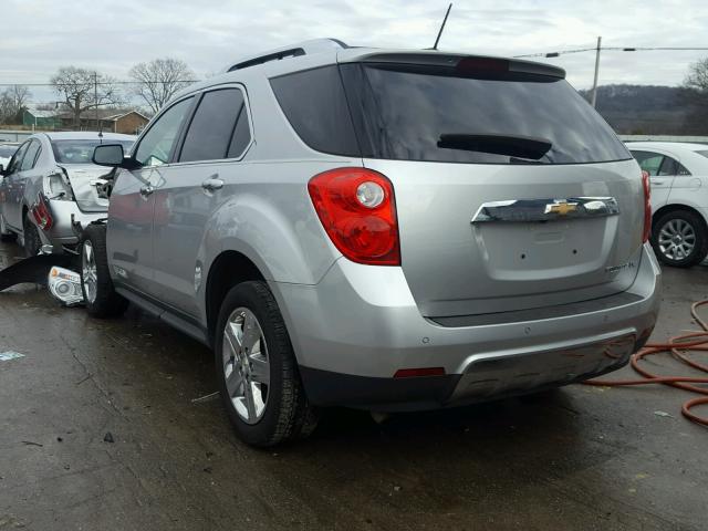 1GNALDEK4FZ142893 - 2015 CHEVROLET EQUINOX LT SILVER photo 3