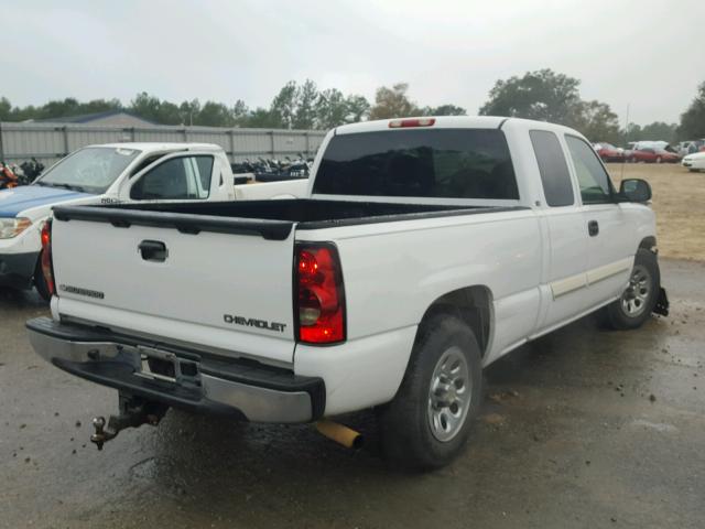 2GCEC19T551174626 - 2005 CHEVROLET SILVERADO WHITE photo 4