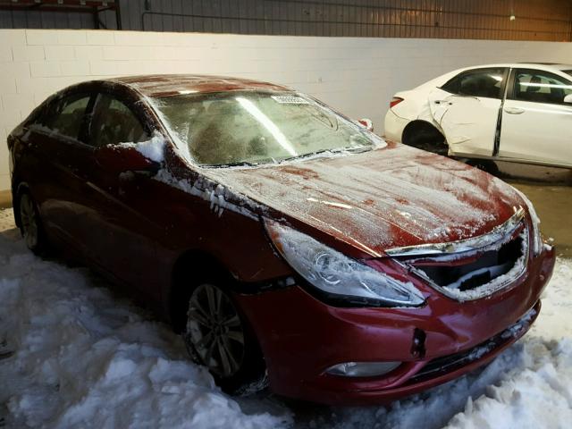 5NPEB4AC0DH560688 - 2013 HYUNDAI SONATA GLS RED photo 1